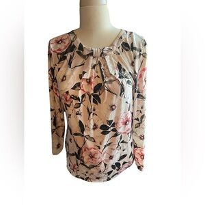 Karl Lagerfield Paris Vianne Pleated Bow blouse